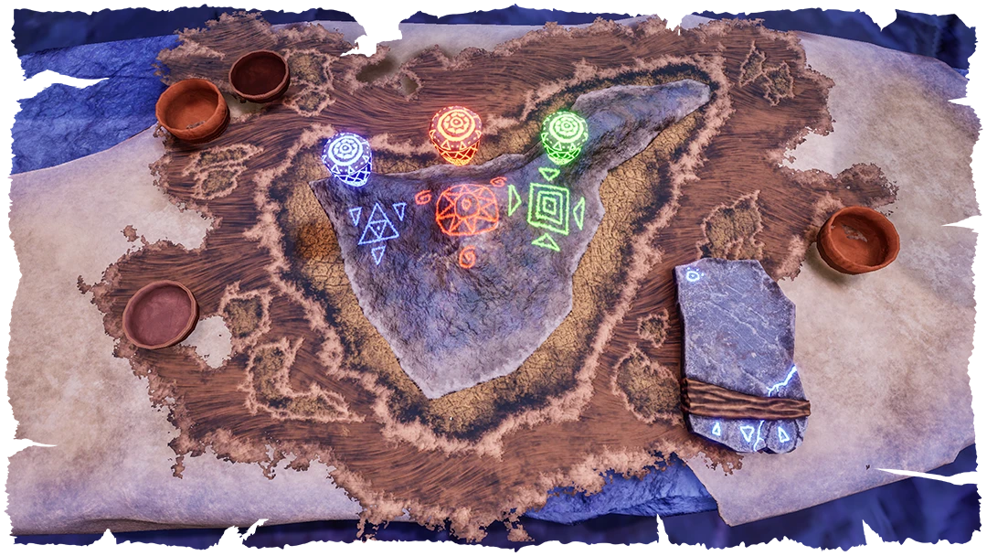 Mesa Tawayro Mapa Tenerife Mantel Guanche
